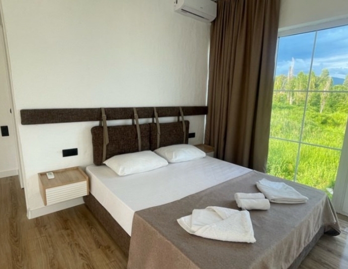 1-мест. (разм. в 2-мест.) делюкс (вид на море) - Отель Arazny / Аразны Гудаута